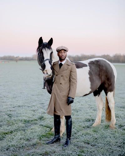 An immaculately dressed equestrian under a pink sky: John Boaz’s best photograph