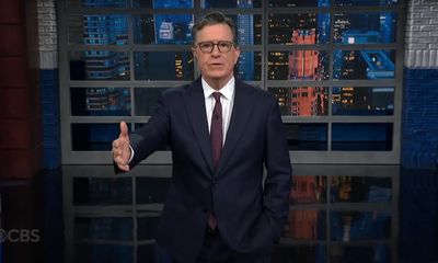 Stephen Colbert on Trump’s Scotland trip: ‘A grift for the whole family’