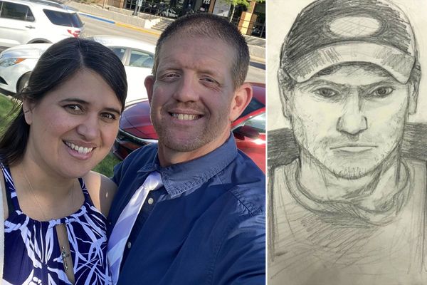 Police sketch released as manhunt continues for killer of couple at Devil’s Den park in Arkansas