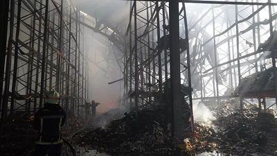 Three Ukrainian soldiers killed in Russian strike on army training centre in Chernihiv