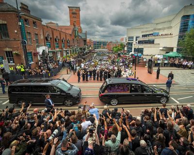 Fans line streets of Birmingham to say farewell to Ozzy Osbourne