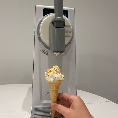 I just made soft serve ice-cream at home in under 30 minutes with no pre-freeze – and no, it wasn't with the Ninja Swirl
