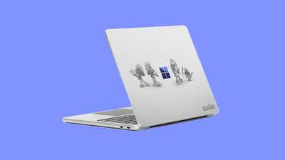 Microsoft launches limited edition 'Smurface Laptop' with blue logo and laser-etched Smurfs on the lid — but there are only 100 for sale!