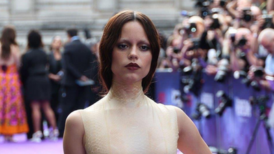 Jenna Ortega's Bleached Brows and Burnt Gown Steal Spotlight at 'Wednesday' Premiere
