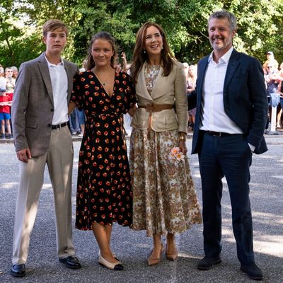 Princess Isabella Steals Mom Queen Mary's Chanel Shoes to Kick Off The Danish Royal Family's Summer Holiday