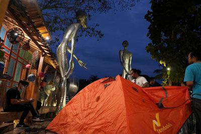 Photos show the cosmic calling of extraterrestrial enthusiasts at Indonesia’s UFO Festival
