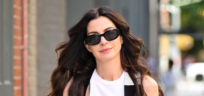 Anne Hathaway's latest, The Devil Wears Prada 2, denim look is the perfect replacement for a jeans and a nice top formula