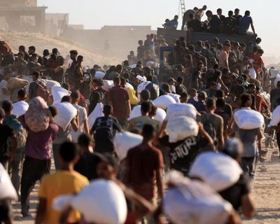 Scores killed in Gaza as Trump says Hamas surrender is ‘fastest way to end humanitarian crisis’ – as it happened
