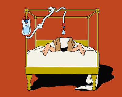 You be the judge: should my boyfriend stop drinking from a water bladder during sex?