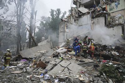 Russia kills 18 in drone, missile strikes on Ukraine’s Kyiv: Officials