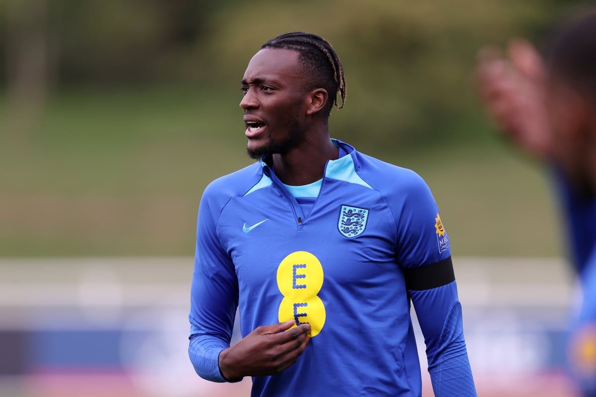 England footballer Tammy Abraham shares footage of…