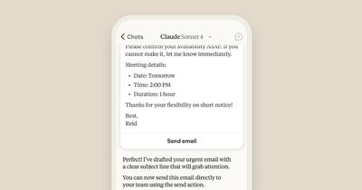 Claude App in Your Pocket Can Now Draft and Send Messages
