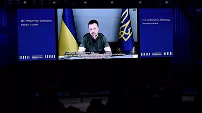 Moscow 'stuck in another century,' Zelenskyy says at Helsinki Accords anniversary