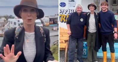 'Highly recommend': Sex and the City star spotted in Scotland on island boat trip