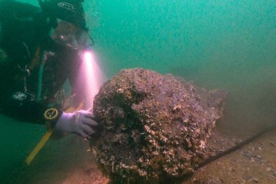 Treasures of British warship sunk in 1703 storm finally revealed three centuries on