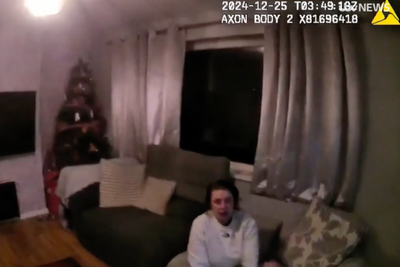 Moment woman arrested for murdering ex-partner on Christmas Day after seeing him on Tinder