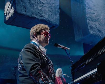 Elton John and Spin̈al Tap release new version of Stonehenge – and correct stage prop disaster