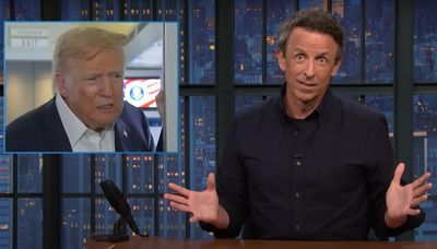 Seth Meyers on Maga’s Epstein scandal: ‘They did this to themselves’