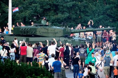 Croatia holds military parade as it marks 30 years since a key war victory