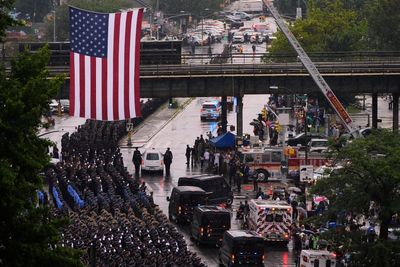 A somber tribute in photos: New York City police honor officer Didarul Islam