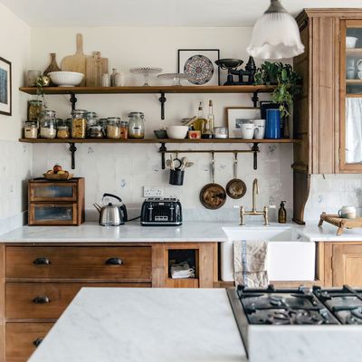 This down-to-earth wooden kitchen is evidence that Delft tiles are the trend to know about - here's how to recreate the look