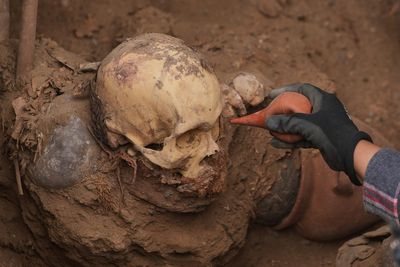 Ancient tombs and 1,000-year-old remains uncovered during gas works