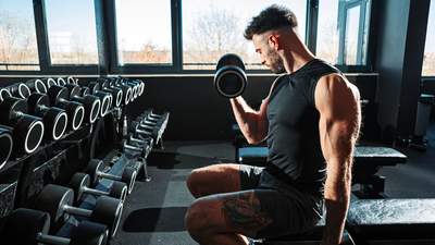 Build stronger, sculpted arms at home with this six-move dumbbell workout