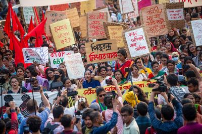 ‘Because of women it became a people’s revolution’: what has changed one year on from Bangladesh’s student uprising?