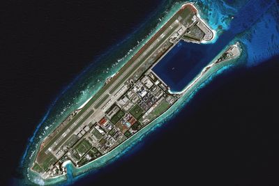 Satellite images reveal alarming scale of China’s military build-up in disputed South China Sea