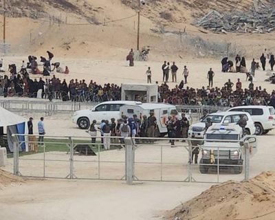 Donald Trump’s envoy Steve Witkoff visits Gaza aid ‘death trap’