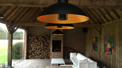 Where to Buy an Outdoor Heater That Actually Looks Good, While Making Entertaining Outside in the Evenings Way More Comfortable