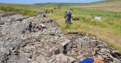 Archaeologists battle to save 1000-year-old island broch from falling into sea