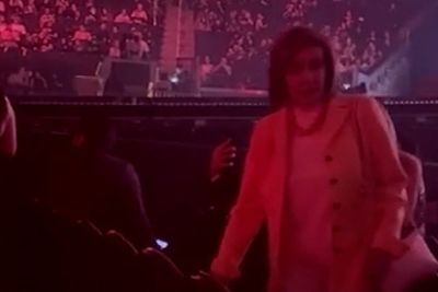 Watch Nancy Pelosi just dance at Lady Gaga concert