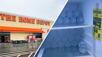 ‘Just check the refrigerators’: California Home Depot shopper opens up one of the fridges in the store. Why is it stocked?