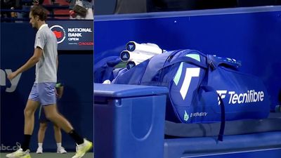 Daniil Medvedev Forgot His Tennis Bag After Storming Off Court in Upset Loss