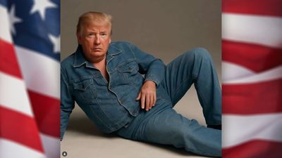 Trump Jr. flashes his daddy's genes in Sydney Sweeney American Eagle parody