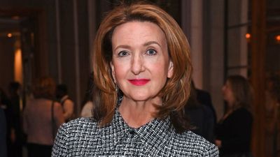 Victoria Derbyshire brings back 90s style in the chicest way with denim midi skirt and on-trend Adidas trainers