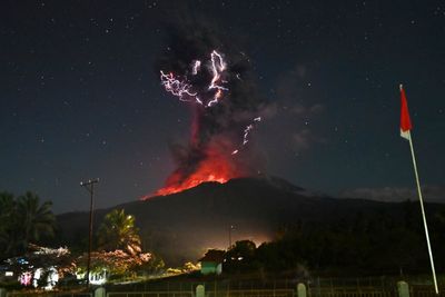 Indonesia’s Mount Lewotobi erupts again with ash plumes reaching miles away