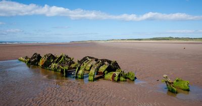 See the 'pristine' and 'quiet' Scottish beach with the wrecks of WWII submarines