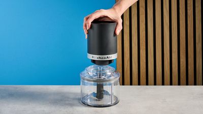 I minced a carrot in seconds with this KitchenAid cordless chopper — meal prep just got way quicker