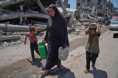 Starving Palestinians describe search for aid as ‘death journey’