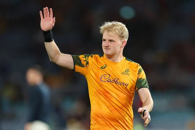Australia’s Tom Lynagh ruled out of third Test against Lions after brutal elbow