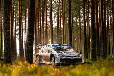 WRC Rally Finland: Rovanpera survives puncture to double lead
