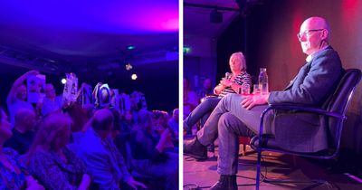 Police remove pro-Palestine protesters from John Swinney’s Edinburgh Fringe show