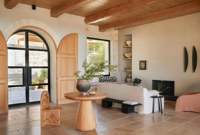 "I Let Go of Preconceived Notions, and Asked Myself: 'How Do I Want It to Feel?'" This Designer's Cretan Holiday Home Is a Feel-Good Escape