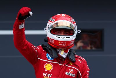 Hungarian Grand Prix: Charles Leclerc takes surprise pole ahead of McLaren pair