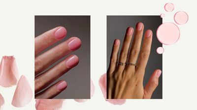 For natural-looking nails with a flowery twist, this rose water-inspired mani is the way to go