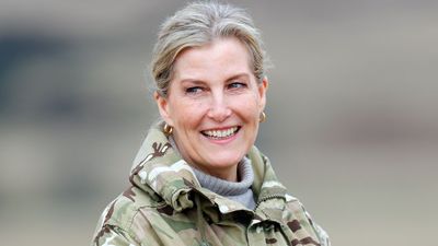 Duchess Sophie swaps elegant dresses for camo and chignon updo as she proves she’s as at home in military gear as regalia