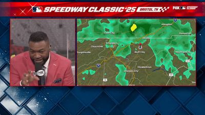 David Ortiz Played Weatherman As Speedway Classic Started in Disappointing Rain Delay