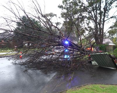Woman swept away in flood waters in Hunter region as emergency services respond to more than 1,450 calls